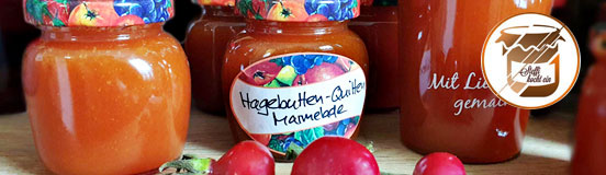 Hagebutten-Quitten-Marmelade