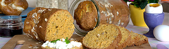 Möhrenbrot im Glas