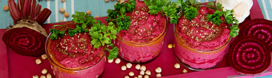 Rote-Bete-Hummus