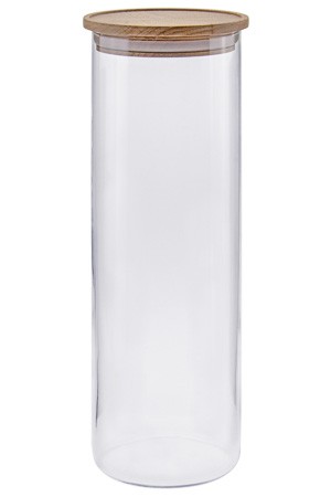Vorratsglas Simax 2 Liter mit Holzdeckel | Korkengläser | nach Sorte |  Gläser | Gläser und Flaschen